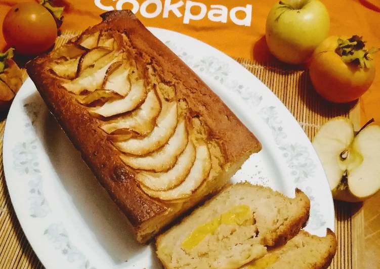 Step-by-Step Guide to Make Favorite Plumcake allo yogurt, mele e cachi