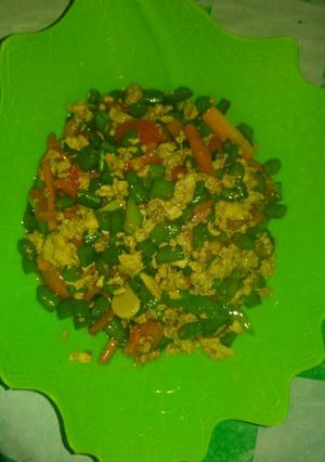 Foto resep Tumis buncis telur