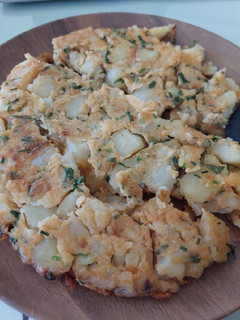 Una foto de Tortilla de papa fácil