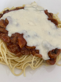 Una foto de Tallarines con Salsa