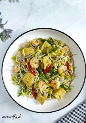 Foto resep 191. Tumis Tauge Tahu Udang
