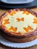 Käsekuchen mit Mandarinen