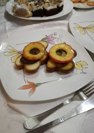 Sült kacsamáj recept fotója