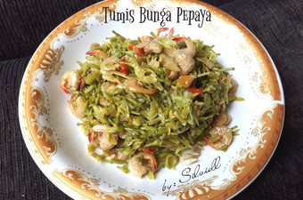 Resep Tumis Bunga Pepaya Tidak Pahit Anti Gagal