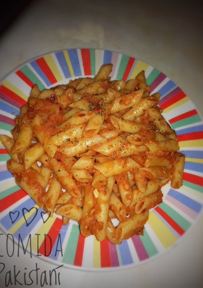 Una foto de Pasta con salsa de Atún