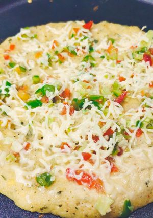A picture of Instant healthy breakfast uttapam.