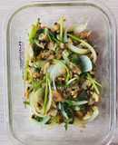 Nghêu lụa xào hành cần