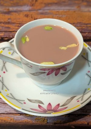 A picture of Kashmiri Pink Tea.