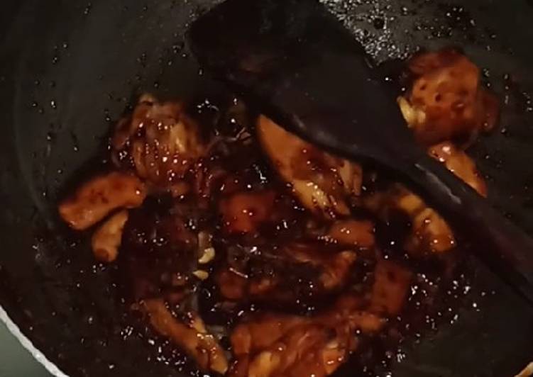 Langkah Mudah untuk Menyiapkan Ayam kecap to be caramel 😁 Anti Gagal