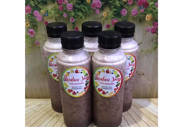 Resep Diet Juice Pineapple Kale Pear Blueberry Soursop, Bisa Manjain Lidah