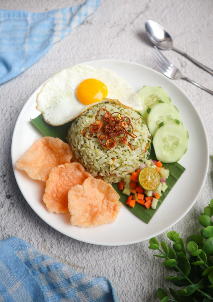 Foto resep Nasi Goreng Teri Cabe Ijo
