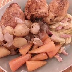 A picture of Sig's oven chicken.