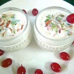 A picture of Apple kheer.