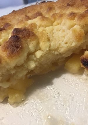 Una foto de Crumble de manzana