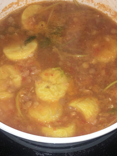 Una foto de Sopa de Lentejas Vegana