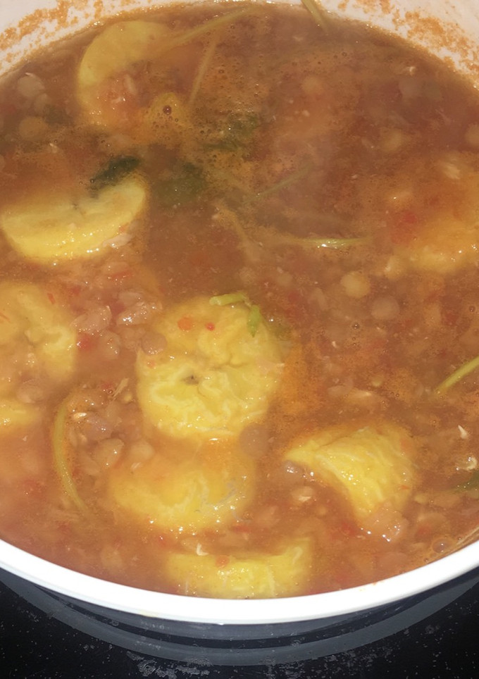 Una foto de Sopa de Lentejas Vegana
