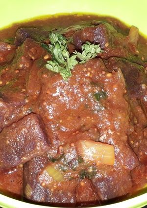 Foto resep Ubi Ungu Berbumbu (Purple Sweet Potato Curry)