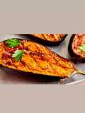 Aubergine aus dem Backofen