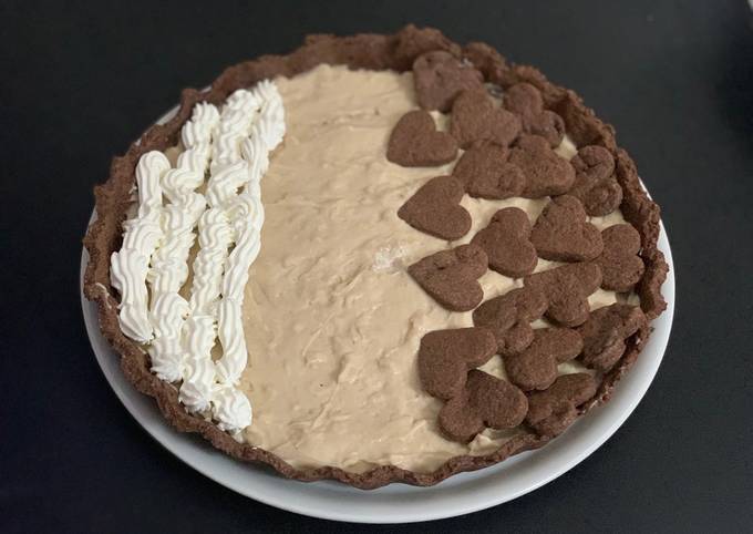 Crostata con crema al caffè