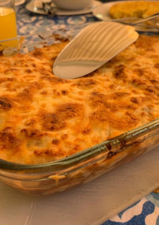 Una foto de “Lasaña” de pollo y champiñones