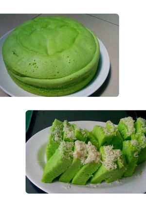 Foto resep Bolu Pandan Keju