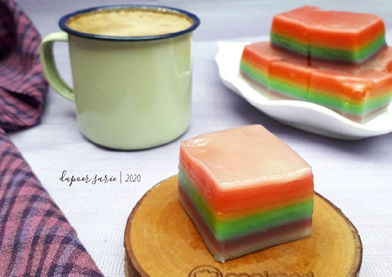Kue Lapis Sagu Pelangi