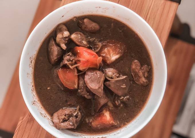 Braised Chicken Liver Recipe By Philbymasak Cookpad