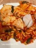 Dos de cabillaud à la "basquaise"  au cookeo