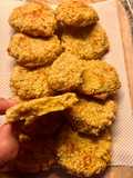 Galletas de avena, zanahoria y coco