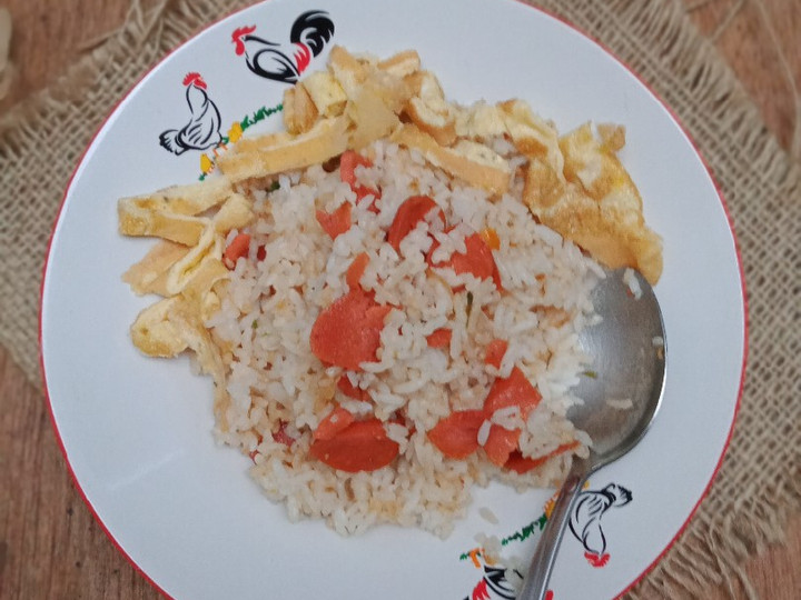 Resep Nasi Goreng Sosis sederhana yang Sempurna