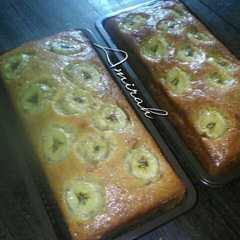 A picture of Banana cake (NO RIBET NO REMPONG).