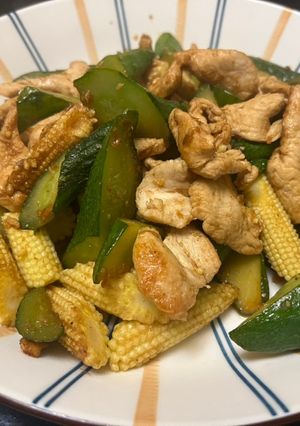 沙茶三鮮嫩炒雞胸 的食譜成品照片