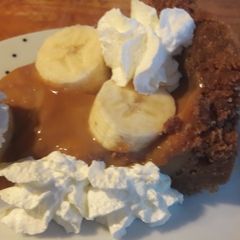 A picture of Banoffee pie my way.
