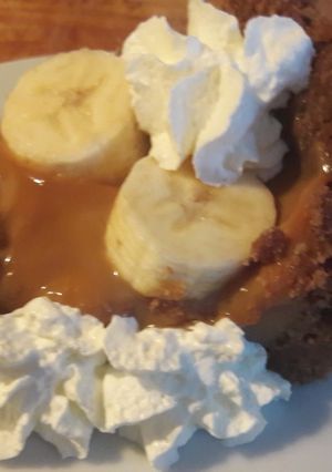 A picture of Banoffee pie my way.