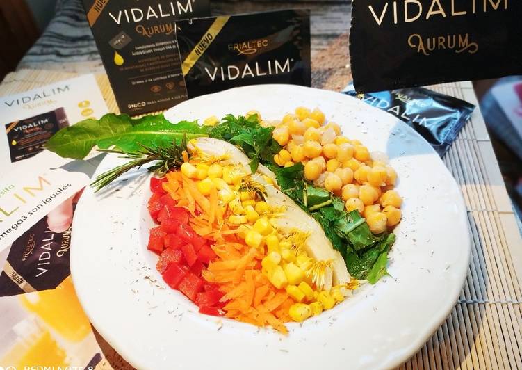 🌈Ensalada Vegana de Garbanzos con Vidalim®🌈