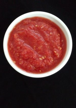 عکسی از دستور پوره گوجه