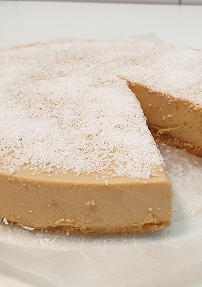 Una foto de Cheesecake de dulce de leche