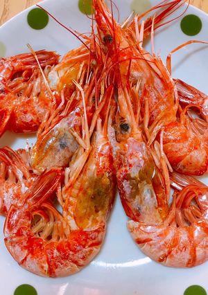 Hình của món Tôm nướng.