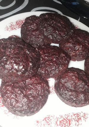 Una foto de Muffins de remolacha