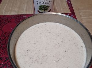 Una foto de Coquito puertorriqueño
