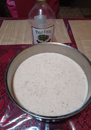 Una foto de Coquito puertorriqueño
