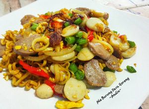 Foto resep Mie Burung Dara Goreng
