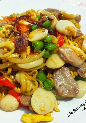 Foto resep Mie Burung Dara Goreng