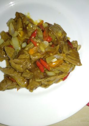 Foto resep Daging sapi pedas manis
