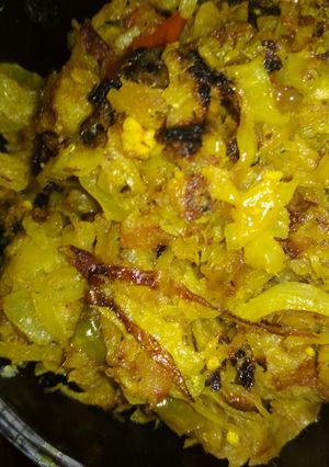A picture of Raw papaya stir fry.
