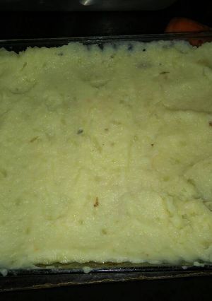 Una foto de Pastel de papas de carne y verdura