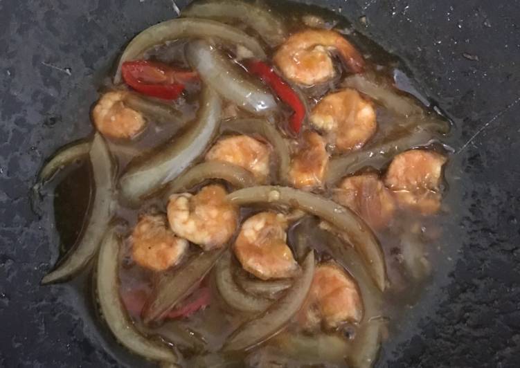 Udang Saus Mentega Simple