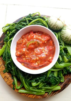 Foto resep Sayur Plecing Bali (Kangkung/Gonda)
