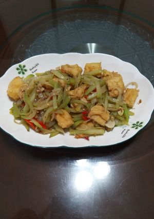 Foto resep Tumis manisa tahu ebi