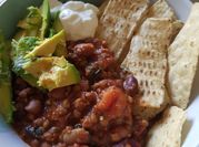 A picture of chilli beans no meat